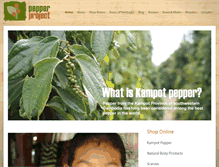 Tablet Screenshot of pepperproject.org